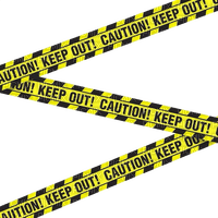 Caution Tape - png ฟรี