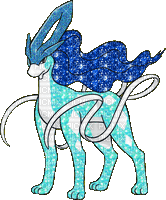shiny suicune glitter - Free animated GIF