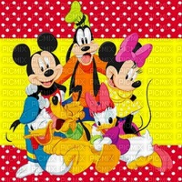 multicolore art image Mickey Minnie Disney multicolored color kaléidoscope kaleidoscope effet encre edited by me - png gratis