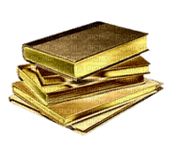 böcker-bok-deco-guld - png gratis
