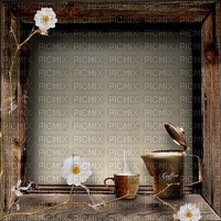 Background Coffee Brown White Flower - Bogusia - zadarmo png