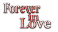 Forever in Love.Text.deco.Victoriabea - PNG gratuit