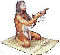 American indian man bp - Bezmaksas animēts GIF