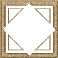 cadre or gold frame deco - 免费PNG