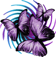 Papillons - GIF animasi gratis