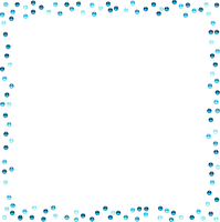 Dots.Frame.Blue - 無料png