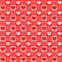 Checker Heart Glitter BG~Red©Esme4eva2015 - GIF animé gratuit