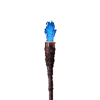 Flame.Torch.Fire.torche.Blue.light.Victoriabea - GIF animé gratuit