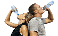 Kaz_Creations Couples Couple Drinking - PNG gratuit