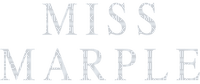 miss marple text - 免费PNG