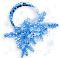 Winter.Christmas.Cluster.Blue - besplatni png