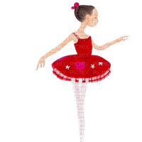 kikkapink girl ballerina child watercolor - δωρεάν png