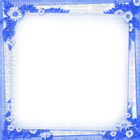Frame.Blue.White - By KittyKatLuv65 - png gratuito