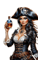 girl, frau, woman, femme, piraten, pirat - zadarmo png