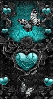 Butterfly with heart - png gratis