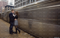 couple besides train - Ingyenes animált GIF