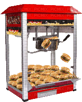 Burgermachine - GIF animasi gratis