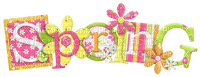 SPRING TEXT DECO - ilmainen png