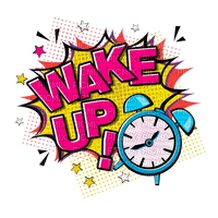 wake up - PNG gratuit