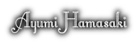 Text Ayumi Hamasaki - gratis png