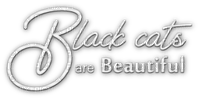 soave text black cats cat are beautiful white - 免费PNG