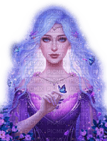 Rena purple Fantasy Girl Woman Fairy Fee - kostenlos png