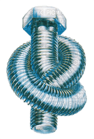 metal screw knot - PNG gratuit