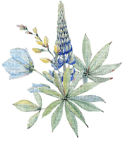 kikkapink deco blue lavender flowers - PNG gratuit