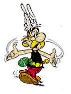 asterix acueillant - Бесплатный анимированный гифка