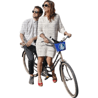woman with bicycle bp - png gratuito
