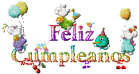 FELIZ CUMPLEAÑOS - 免费动画 GIF