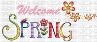 Welcome spring - gratis png