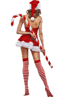 Sexy Santa woman gif , Adam64 - Free animated GIF