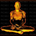 Postura de meditación - Animovaný GIF zadarmo