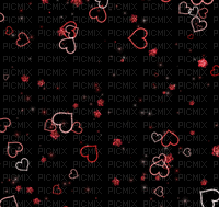 Cœurs et fleurs.Fond.Hearts.Flowers.Victoriabea - GIF animado gratis