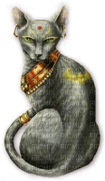 soave deco animals cat egypt brown gold  grey - Free PNG