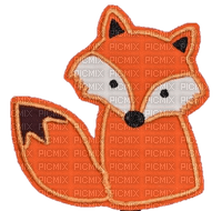 patch picture fox - png grátis