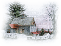 Landscape Winter Home - Bogusia - Free PNG