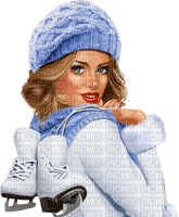 loly33 femme  hiver - darmowe png