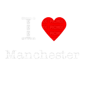 Kaz_Creations Logo I Love Manchester - png gratis