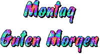 montag - Gratis animeret GIF