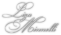 soave text  Liza Minnelli white - PNG gratuit