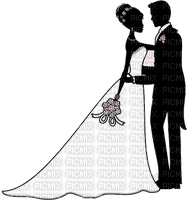 Kaz_Creations Wedding Silhouette - 免费PNG