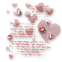 Text Flowers Red - Free PNG