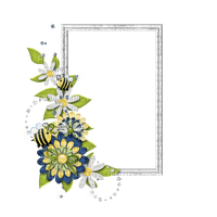 Kaz_Creations Deco Bees Bee  Frames Frame - zadarmo png
