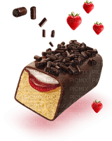 Chocolate Bar with Strawberry - png grátis