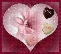 bg-rosa-hjärtan -text-valentine - gratis png