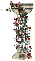 colonne roses rouges - kostenlos png