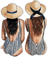 soave woman summer hat beach fashion - Free PNG