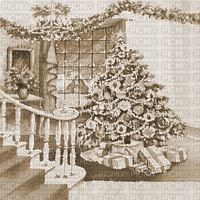 soave background animated room vintage christmas - Bezmaksas animēts GIF